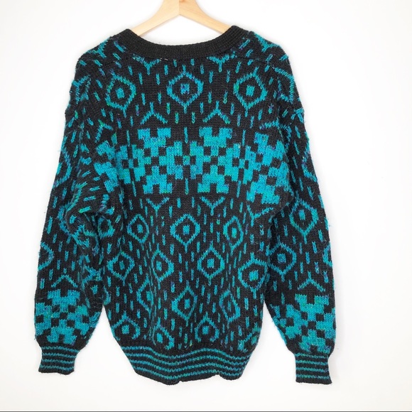 Fabrizio by Weathervane Vintage 80s Cardigan Large - Picture 3 of 11